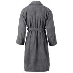 Vidaxl peignoir unisexe terry 100 % coton anthracite xl