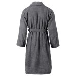 Vidaxl peignoir unisexe terry 100 % coton anthracite xxl