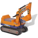 Vidaxl pelle  chevaucher plastique jaune