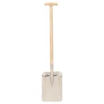 Vidaxl pelle de jardin avec poigne en t inox et bois de frne