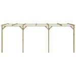 Vidaxl pergola  appentis 2 x 6 x 2, 2 m bois