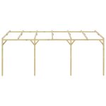 Vidaxl pergola  appentis 6 x 3 x 2, 1 m bois