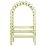 Vidaxl pergola de jardin avec banc 130x60x230 cm pin imprégné Vidaxl pergola de jardin avec banc 130x60x230 cm pin imprégné