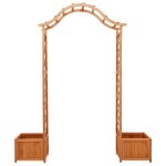 Vidaxl pergola de jardin avec jardinire bois pin massif