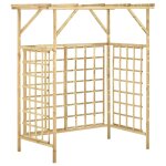 Vidaxl pergola de jardin pour poubelles doubles bois de pin imprgn