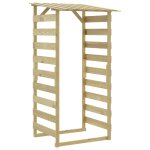 Vidaxl pergola avec toit 100x90x200 cm bois de pin imprgn