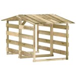 Vidaxl pergolas avec toits 2 pcs 100x90x100 cm bois de pin imprgn