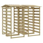 Vidaxl pergolas avec toits 4 pcs 100x90x200 cm bois de pin imprgn