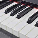 Vidaxl piano numérique avec pédales 88 touches noir panneau mélamine Vidaxl piano numérique avec pédales 88 touches noir panneau mélamine
