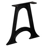 Vidaxl pied de table base 2 pcs base voûtée cadre en a fonte Vidaxl pied de table base 2 pcs base voûtée cadre en a fonte