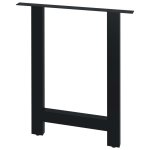 Vidaxl pieds de table de salle à manger 2 pcs cadre en h 60x72 cm Vidaxl pieds de table de salle à manger 2 pcs cadre en h 60x72 cm