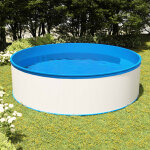 Vidaxl piscine à éclaboussures avec échelle et pompe 350x90 cm blanc Vidaxl piscine à éclaboussures avec échelle et pompe 350x90 cm blanc
