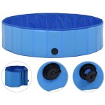 Vidaxl piscine pliable pour chiens bleu 120x30 cm pvc Vidaxl piscine pliable pour chiens bleu 120x30 cm pvc