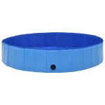 Vidaxl piscine pliable pour chiens bleu 160x30 cm pvc Vidaxl piscine pliable pour chiens bleu 160x30 cm pvc