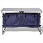 Vidaxl placard de camping pliant avec cadre en aluminium