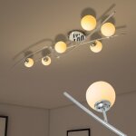 Vidaxl plafonnier avec 6 ampoules led g9 240 w