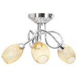 Vidaxl plafonnier avec abat - jours dors pour 3 ampoules g9