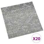 Vidaxl planches de plancher autoadhésives 20 pcs pvc 1, 86m² gris béton Vidaxl planches de plancher autoadhésives 20 pcs pvc 1, 86m² gris béton