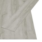 Vidaxl planches de plancher autoadhsives 4, 46 m 3 mm pvc gris clair