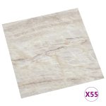 Vidaxl planches de plancher autoadhsives 55 pcs pvc 5, 11 m beige