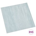 Vidaxl planches de plancher autoadhsives 55 pcs pvc 5, 11 m vert