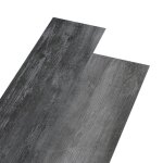 Vidaxl planches de plancher pvc 4, 46 m� 3 mm autoadh�sif gris brillant