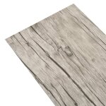 Vidaxl planches de plancher pvc 4, 46 m� 3 mm gris clair