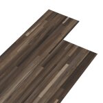 Vidaxl planches de plancher pvc 5, 02 m� 2 mm autoadh�sif marron ray�