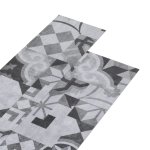 Vidaxl planches de plancher pvc 5, 02 m 2 mm autoadhsif motif de gris