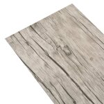Vidaxl planche de plancher pvc 5, 26 m 2 mm couleur de chne dlav