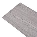 Vidaxl planche de plancher pvc 5, 26 m 2 mm gris fonc
