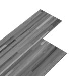 Vidaxl planches de plancher pvc 5, 26 m 2 mm gris ray