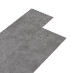 Vidaxl planche de plancher pvc autoadhsif 5, 21 m 2 mm gris bton