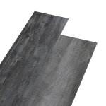 Vidaxl planche de plancher pvc autoadhsif 5, 21 m 2 mm gris brillant