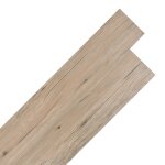 Vidaxl planche de plancher pvc autoadhsif 5, 21 m 2 mm marron chne