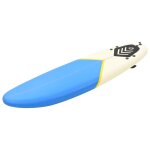 Vidaxl planche de surf 170 cm bleu et cr�me