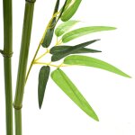 Vidaxl plante artificielle avec pot bambou 175 cm vert