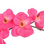 Vidaxl plante artificielle avec pot orchide 30 cm rouge