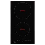 Vidaxl plaque de cuisson cramique 2 brleurs contrle tactile 3000 w
