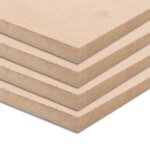 Vidaxl plaques de mdf 4 pcs rectangulaire 120x60 cm 12 mm