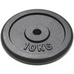 Vidaxl plaque de poids 4 pcs 2 x 10 kg + 2 x 5 kg fonte