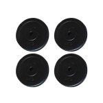 Vidaxl plaque de poids 4 pcs 20 kg