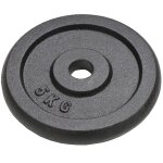 Vidaxl plaque de poids 4 pcs 4x5 kg fonte