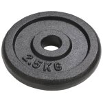 Vidaxl plaque de poids 8 pcs 8x2, 5 kg fonte