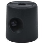 Vidaxl poids de tonnelle 4 pcs pe noir