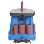 Vidaxl ponceuse  axe oscillant 450 w bleu