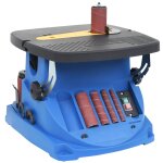 Vidaxl ponceuse  bande et  axe oscillant 450 w bleu