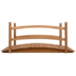 Vidaxl pont de jardin 140x60x60 cm bois de sapin massif