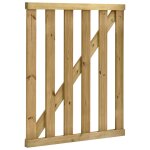 Vidaxl portail de jardin à lattes pin imprégné 100 x 120 cm Vidaxl portail de jardin à lattes pin imprégné 100 x 120 cm