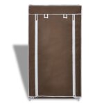 Vidaxl porte - chaussures tagres 58 x 28 x 106 cm brun